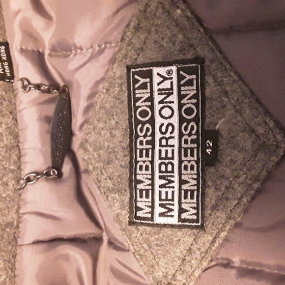 Vintage Members Only Men's 100% Wool Bomber Jacket - Picture 4 of 7